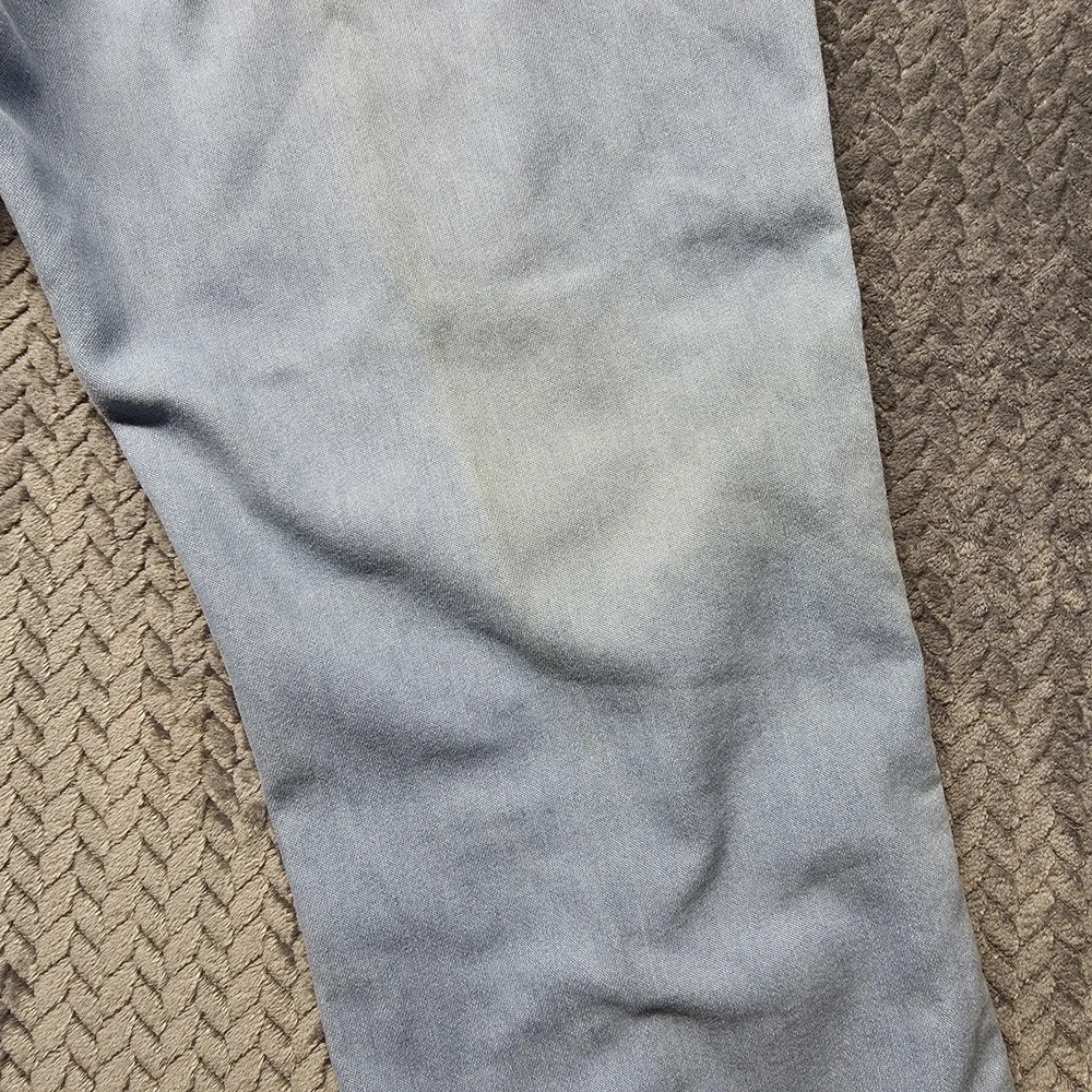 VTG Levis Jeans Mens 38x29 Brown‎ Label Cowboy Light Blue Straight Boot Leg READ